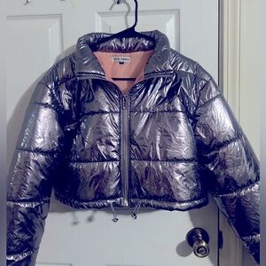Steve Madden Cropped Puffer Jacket